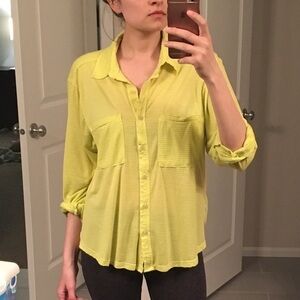 Willow and clay neon yellow top size